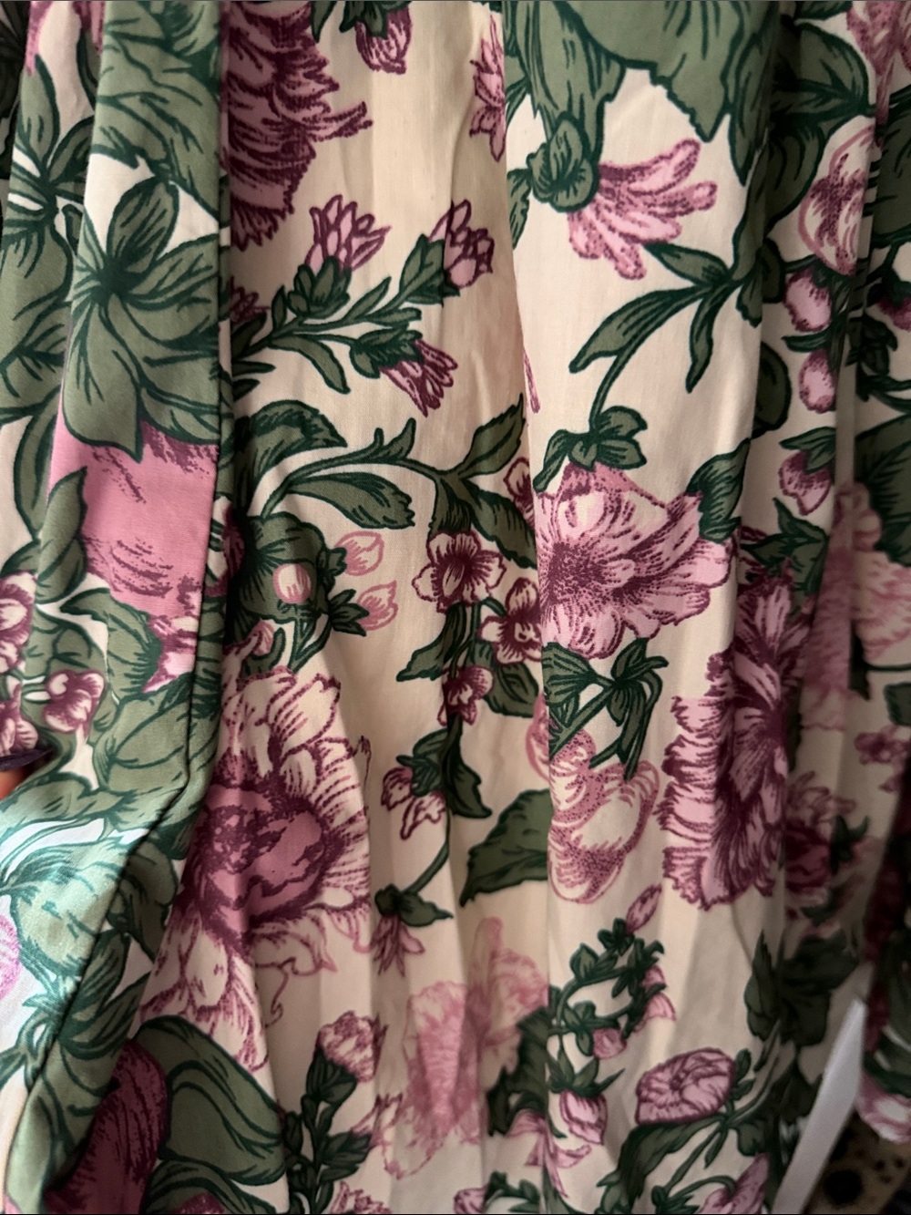 Abercrombie & Fitch Emerson Puff Sleeve Square Neck Mini Dress Floral Large - Picture 2 of 6